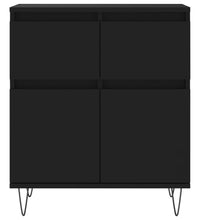 Sideboard Schwarz 60x35x70 cm Holzwerkstoff