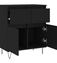 Sideboard Schwarz 60x35x70 cm Holzwerkstoff