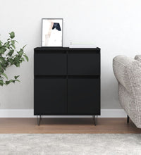 Sideboard Schwarz 60x35x70 cm Holzwerkstoff