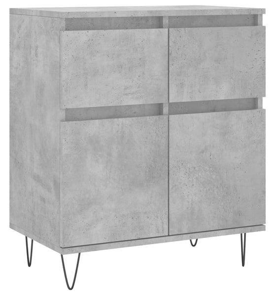 Sideboard Betongrau 60x35x70 cm Holzwerkstoff