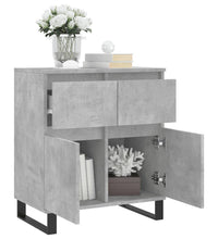 Sideboard Betongrau 60x35x70 cm Holzwerkstoff