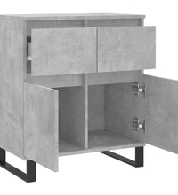 Sideboard Betongrau 60x35x70 cm Holzwerkstoff