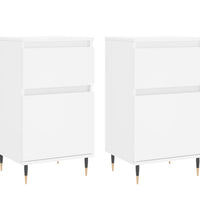 Sideboards 2 Stk. Weiß 40x35x70 cm Holzwerkstoff