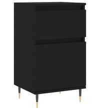 Sideboard Schwarz 40x35x70 cm Holzwerkstoff