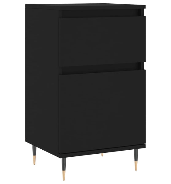 Sideboard Schwarz 40x35x70 cm Holzwerkstoff