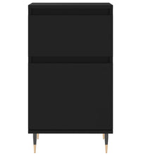 Sideboard Schwarz 40x35x70 cm Holzwerkstoff