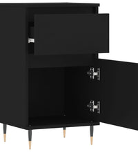 Sideboard Schwarz 40x35x70 cm Holzwerkstoff