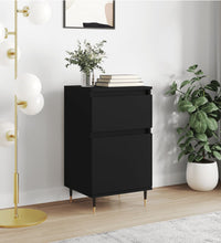 Sideboard Schwarz 40x35x70 cm Holzwerkstoff