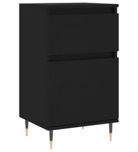 Sideboards 2 Stk. Schwarz 40x35x70 cm Holzwerkstoff