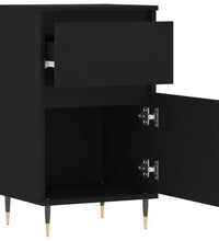 Sideboards 2 Stk. Schwarz 40x35x70 cm Holzwerkstoff