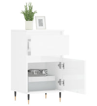 Sideboards 2 Stk. Hochglanz-Weiß 40x35x70 cm Holzwerkstoff