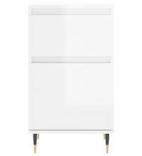Sideboards 2 Stk. Hochglanz-Weiß 40x35x70 cm Holzwerkstoff
