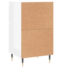 Sideboards 2 Stk. Hochglanz-Weiß 40x35x70 cm Holzwerkstoff