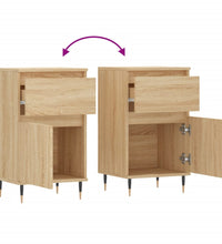 Sideboards 2 Stk. Sonoma-Eiche 40x35x70 cm Holzwerkstoff