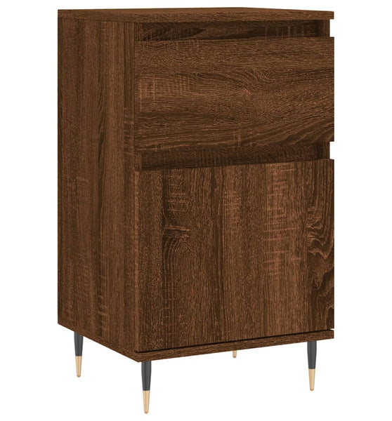 Sideboard Braun Eichen-Optik 40x35x70 cm Holzwerkstoff