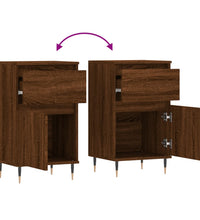 Sideboard Braun Eichen-Optik 40x35x70 cm Holzwerkstoff