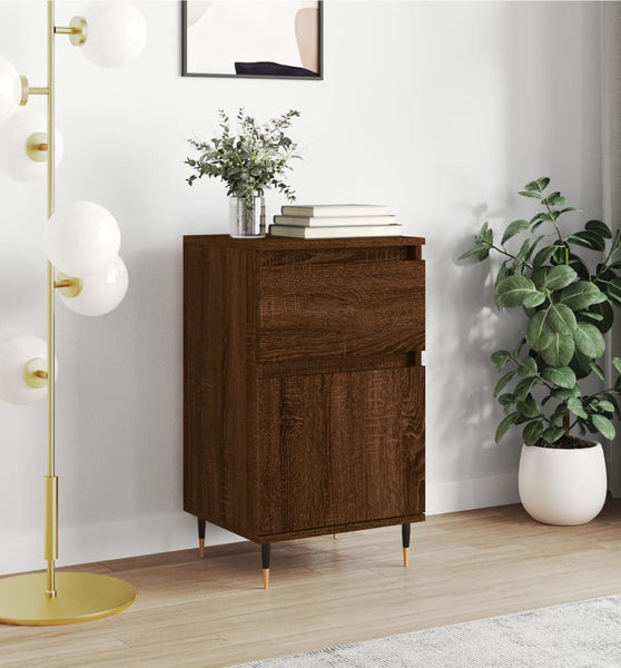 Sideboard Braun Eichen-Optik 40x35x70 cm Holzwerkstoff