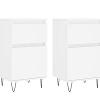 Sideboards 2 Stk. Weiß 40x35x70 cm Holzwerkstoff