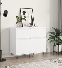 Sideboards 2 Stk. Weiß 40x35x70 cm Holzwerkstoff