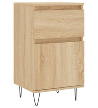 Sideboards 2 Stk. Sonoma-Eiche 40x35x70 cm Holzwerkstoff