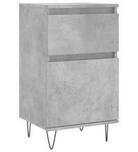 Sideboards 2 Stk. Betongrau 40x35x70 cm Holzwerkstoff