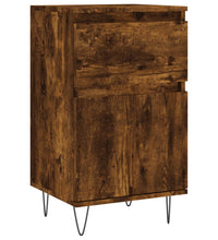 Sideboards 2 Stk. Räuchereiche 40x35x70 cm Holzwerkstoff