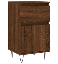 Sideboards 2 Stk. Braun Eichen-Optik 40x35x70 cm Holzwerkstoff