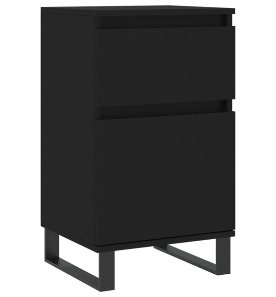 Sideboard Schwarz 40x35x70 cm Holzwerkstoff