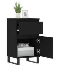 Sideboard Schwarz 40x35x70 cm Holzwerkstoff