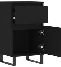 Sideboard Schwarz 40x35x70 cm Holzwerkstoff