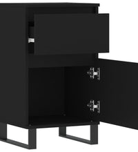 Sideboards 2 Stk. Schwarz 40x35x70 cm Holzwerkstoff
