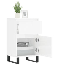 Sideboards 2 Stk. Hochglanz-Weiß 40x35x70 cm Holzwerkstoff