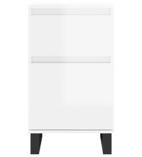Sideboards 2 Stk. Hochglanz-Weiß 40x35x70 cm Holzwerkstoff