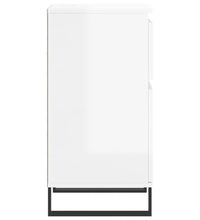 Sideboards 2 Stk. Hochglanz-Weiß 40x35x70 cm Holzwerkstoff