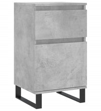 Sideboards 2 Stk. Betongrau 40x35x70 cm Holzwerkstoff