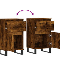 Sideboard Räuchereiche 40x35x70 cm Holzwerkstoff