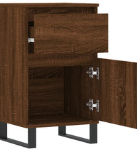 Sideboard Braun Eichen-Optik 40x35x70 cm Holzwerkstoff