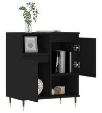 Sideboard Schwarz 60x35x70 cm Holzwerkstoff