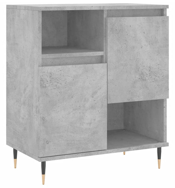 Sideboard Betongrau 60x35x70 cm Holzwerkstoff