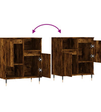 Sideboard Räuchereiche 60x35x70 cm Holzwerkstoff