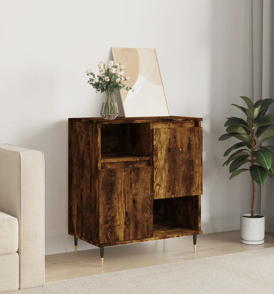 Sideboard Räuchereiche 60x35x70 cm Holzwerkstoff