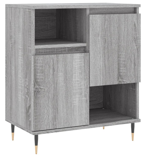 Sideboard Grau Sonoma 60x35x70 cm Holzwerkstoff