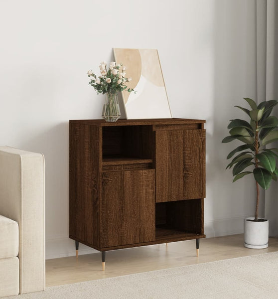 Sideboard Braun Eichen-Optik 60x35x70 cm Holzwerkstoff