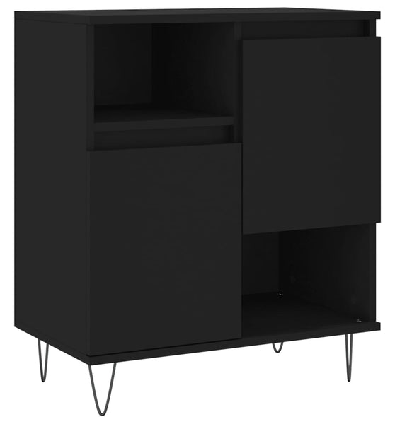 Sideboard Schwarz 60x35x70 cm Holzwerkstoff