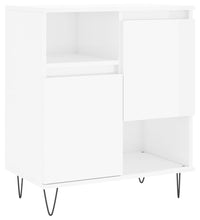 Sideboard Hochglanz-Weiß 60x35x70 cm Holzwerkstoff