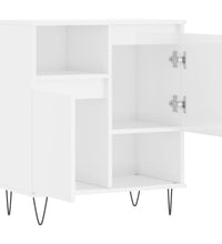 Sideboard Hochglanz-Weiß 60x35x70 cm Holzwerkstoff