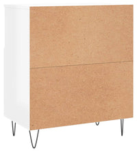 Sideboard Hochglanz-Weiß 60x35x70 cm Holzwerkstoff