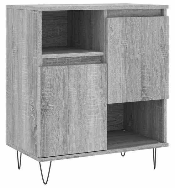 Sideboard Grau Sonoma 60x35x70 cm Holzwerkstoff