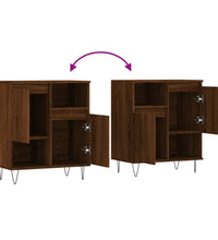 Sideboard Braun Eichen-Optik 60x35x70 cm Holzwerkstoff