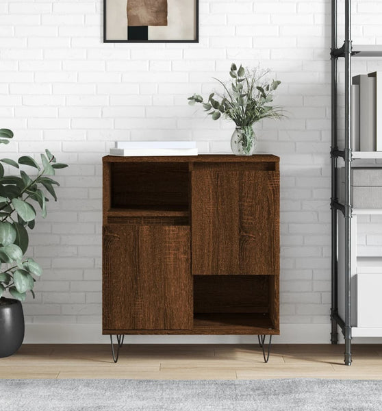 Sideboard Braun Eichen-Optik 60x35x70 cm Holzwerkstoff
